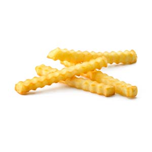 Double R  3/8" Crinkle Cut