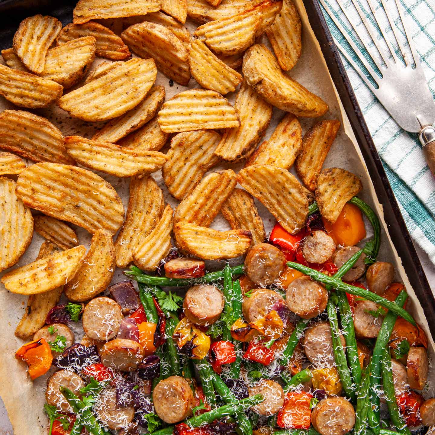 Sheet Pan Roast with KettleStyle Wedges Cavendish Farms